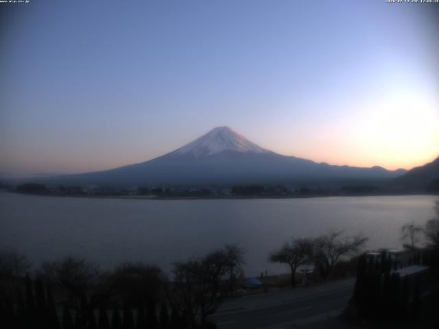 河口湖からの富士山