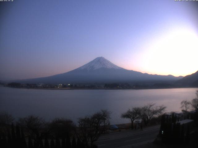 河口湖からの富士山
