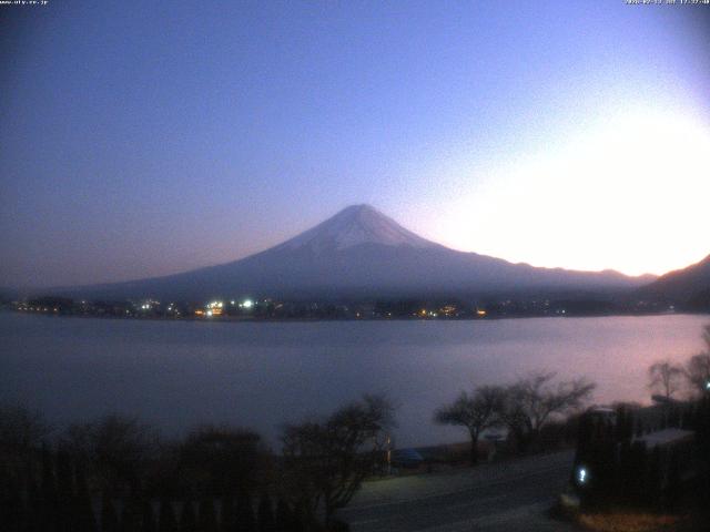 河口湖からの富士山