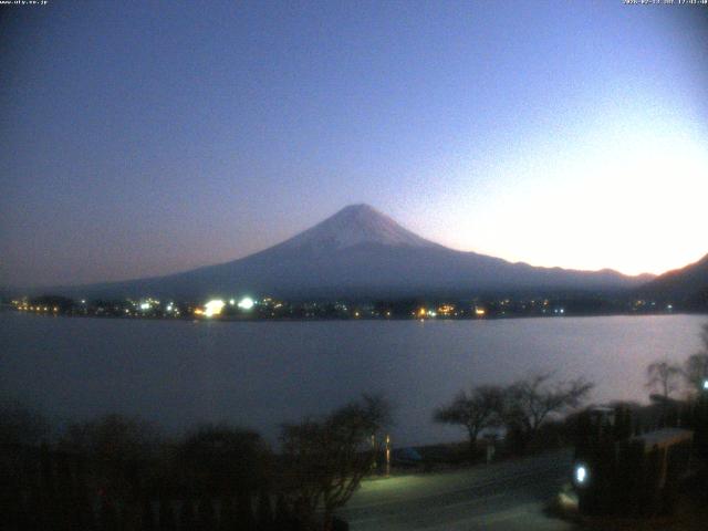 河口湖からの富士山