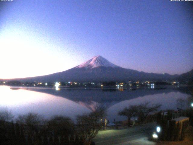 河口湖からの富士山