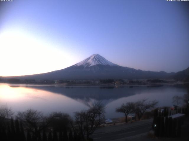 河口湖からの富士山