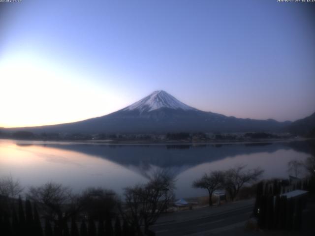 河口湖からの富士山