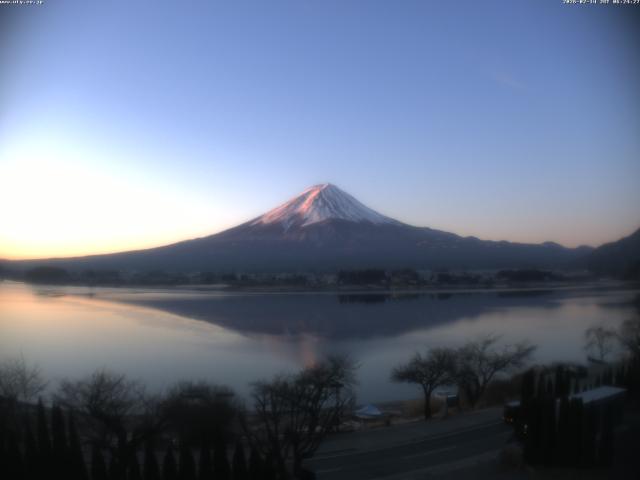 河口湖からの富士山