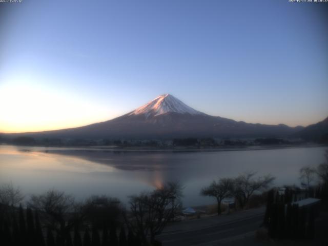 河口湖からの富士山