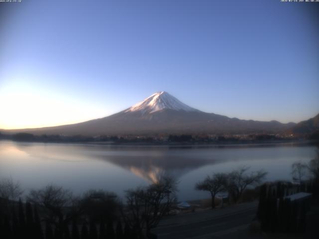河口湖からの富士山