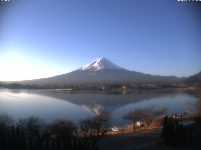 河口湖からの富士山