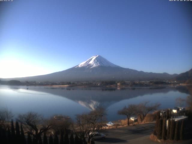 河口湖からの富士山