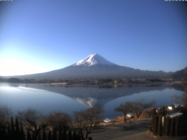 河口湖からの富士山