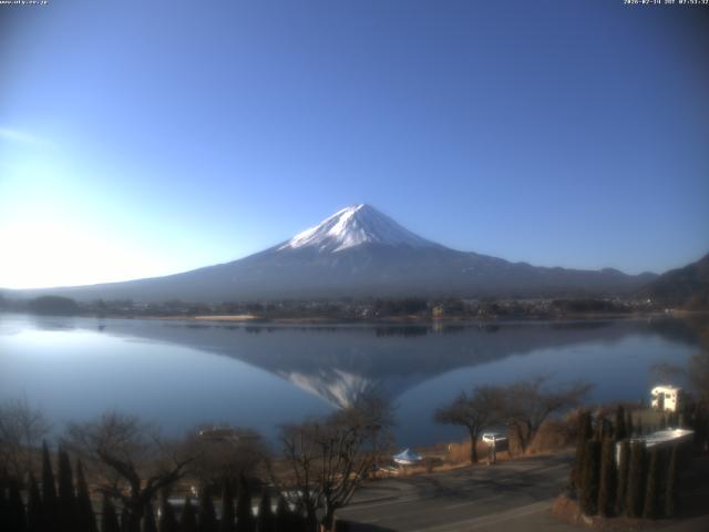 河口湖からの富士山