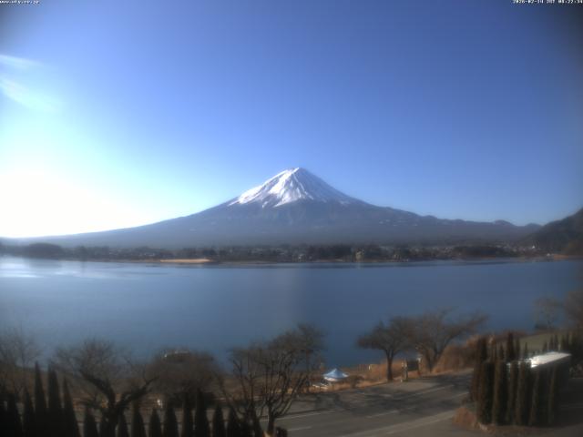 河口湖からの富士山