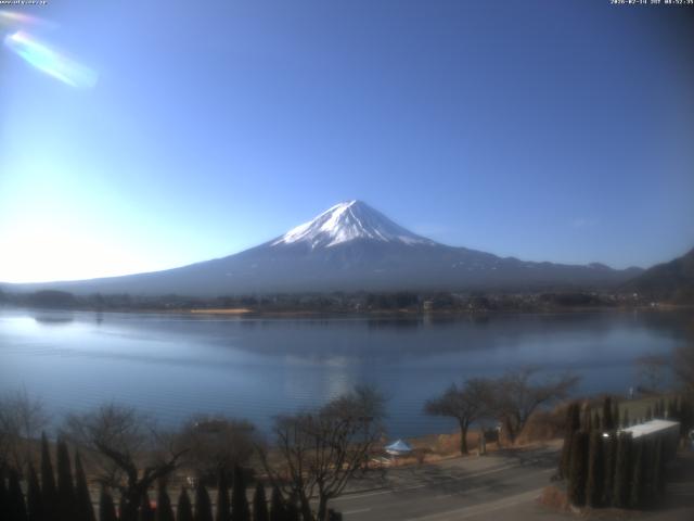 河口湖からの富士山