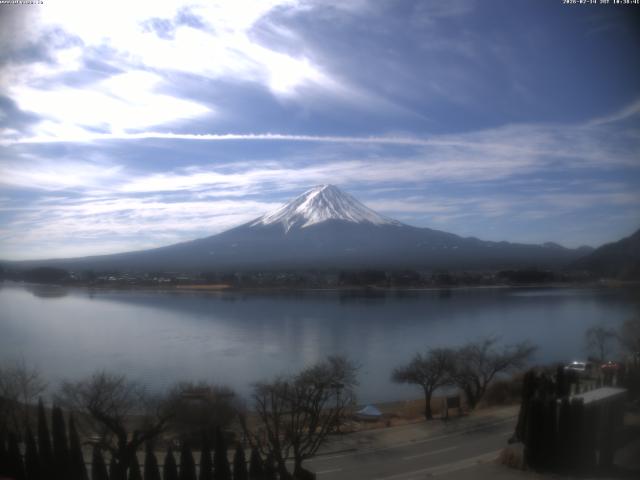 河口湖からの富士山