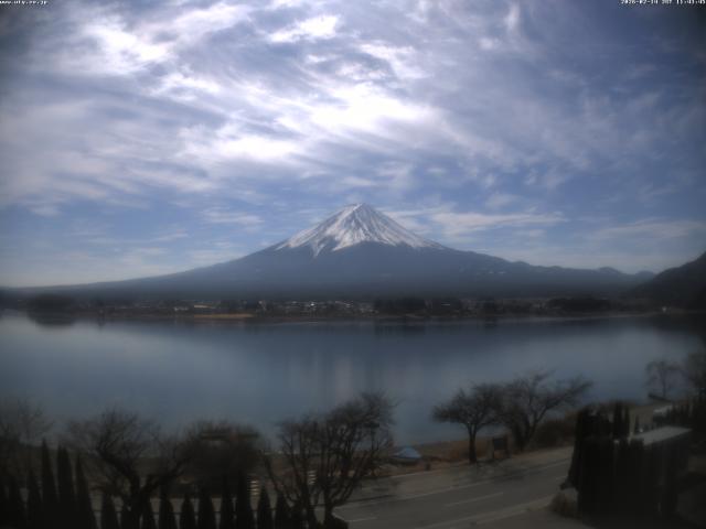 河口湖からの富士山