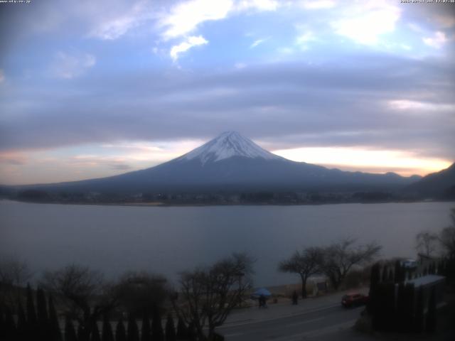 河口湖からの富士山