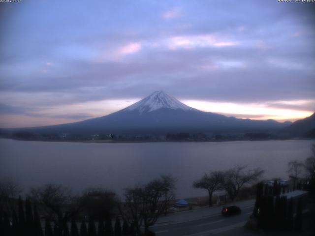 河口湖からの富士山