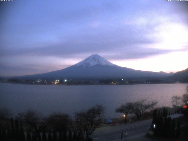 河口湖からの富士山