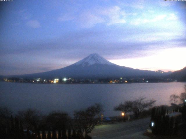 河口湖からの富士山