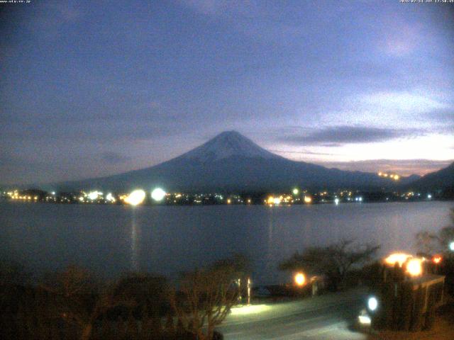 河口湖からの富士山