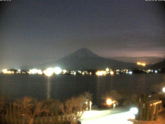 河口湖からの富士山