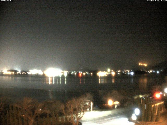 河口湖からの富士山