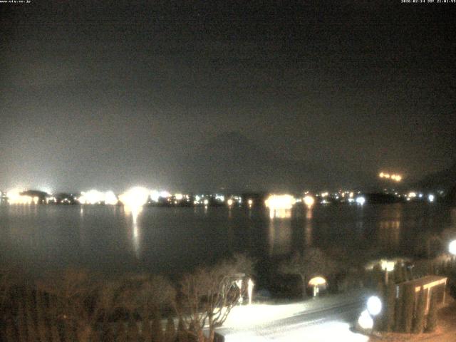 河口湖からの富士山