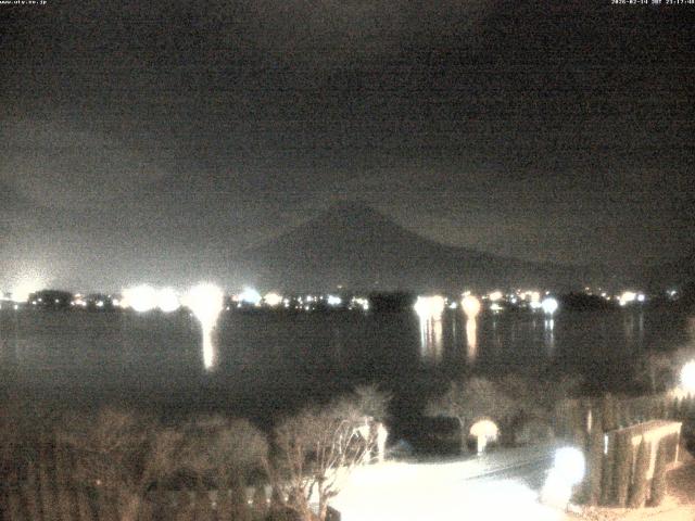 河口湖からの富士山