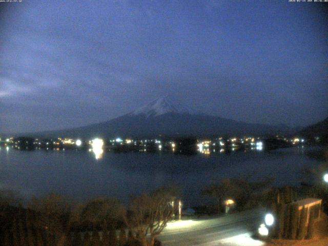 河口湖からの富士山