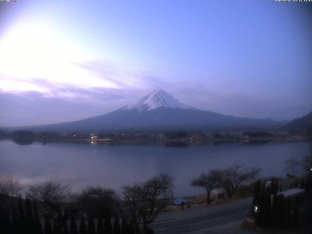 河口湖からの富士山