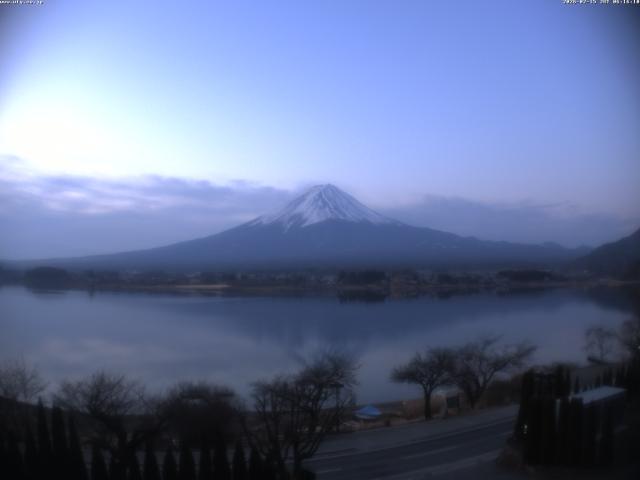 河口湖からの富士山
