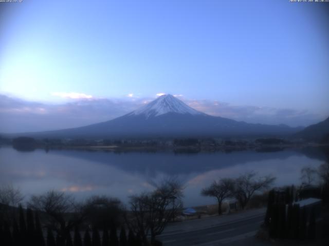 河口湖からの富士山