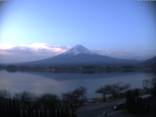 河口湖からの富士山