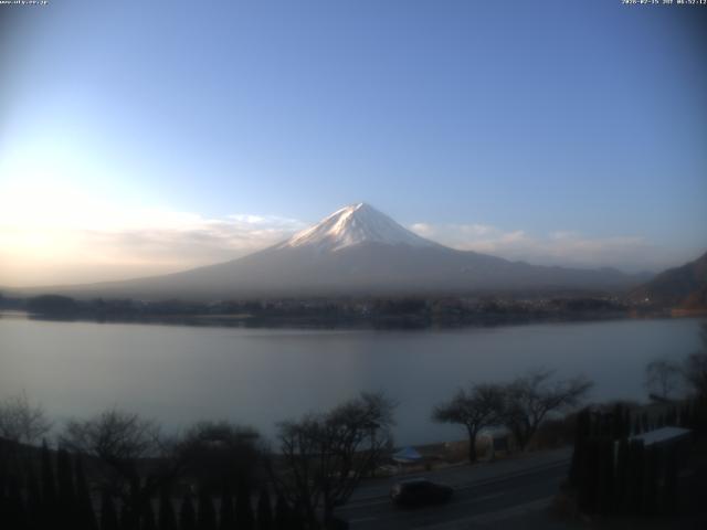 河口湖からの富士山