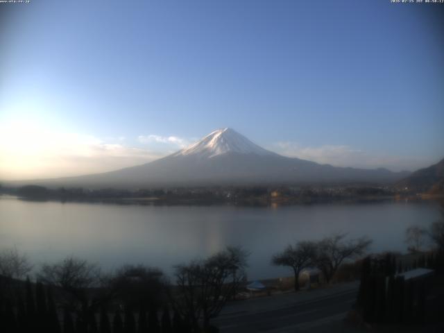 河口湖からの富士山
