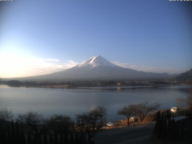 河口湖からの富士山