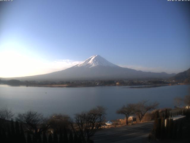 河口湖からの富士山