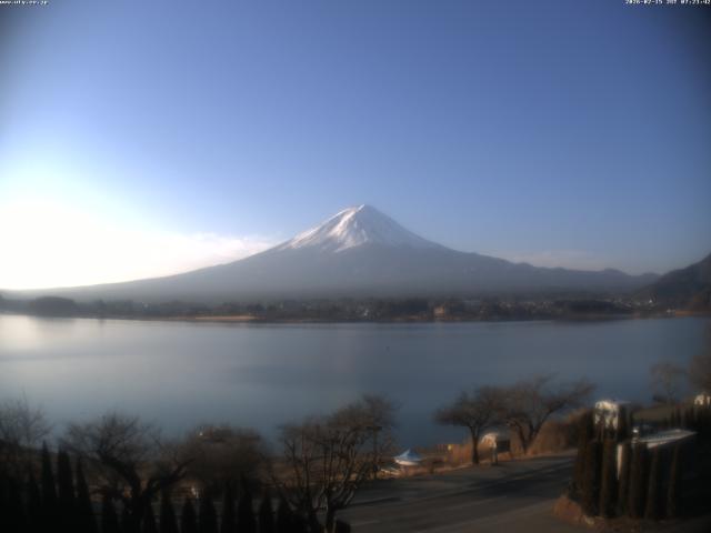 河口湖からの富士山