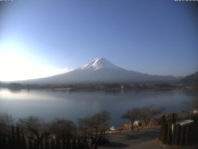 河口湖からの富士山