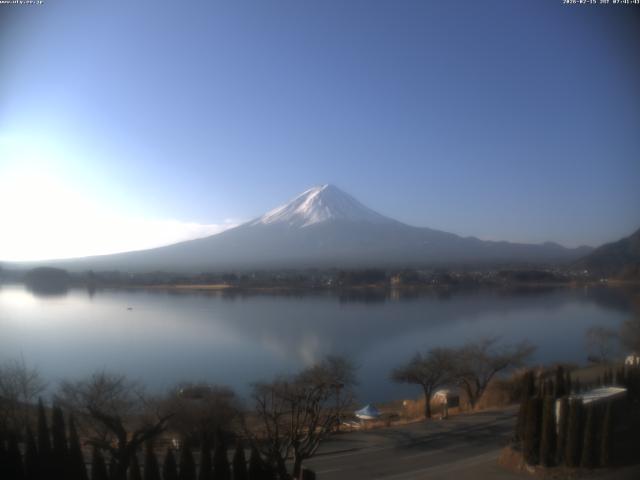 河口湖からの富士山
