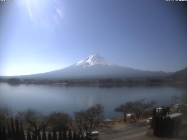 河口湖からの富士山