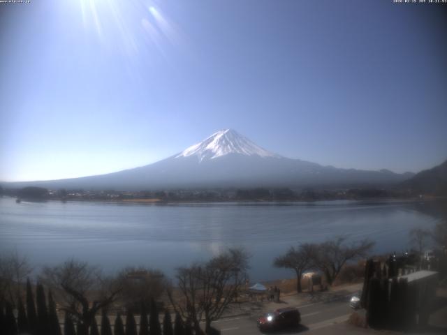 河口湖からの富士山