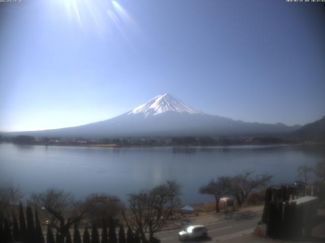 河口湖からの富士山