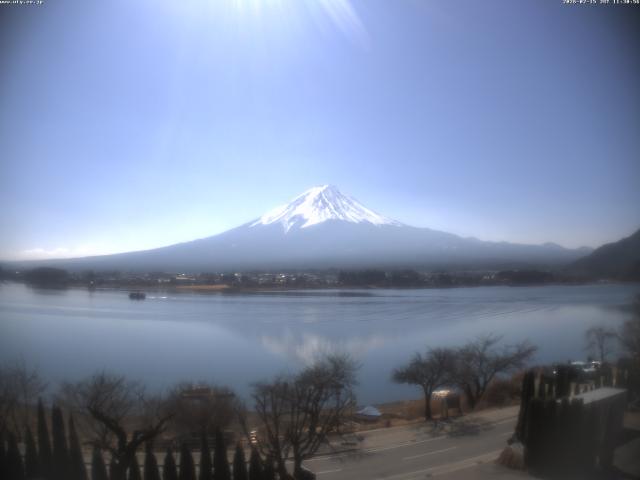河口湖からの富士山