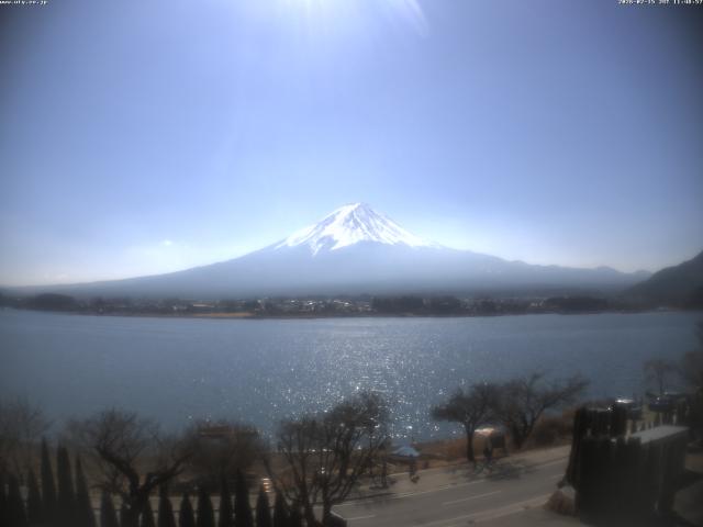 河口湖からの富士山