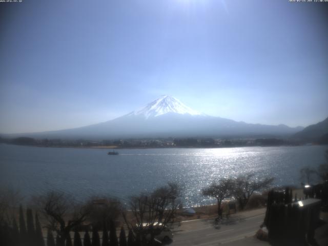 河口湖からの富士山