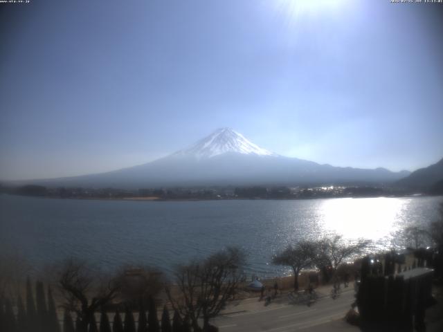 河口湖からの富士山