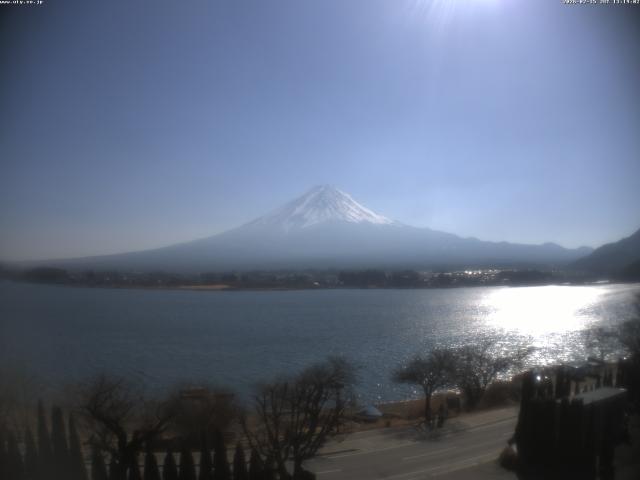 河口湖からの富士山