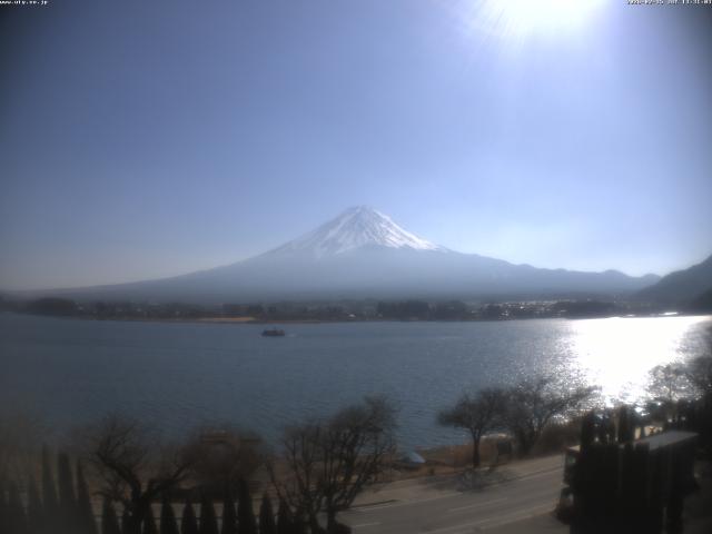 河口湖からの富士山