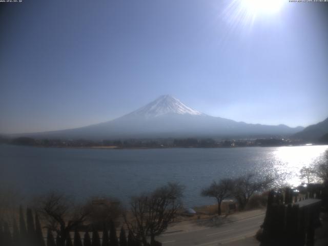 河口湖からの富士山
