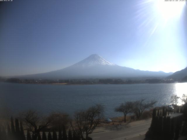 河口湖からの富士山